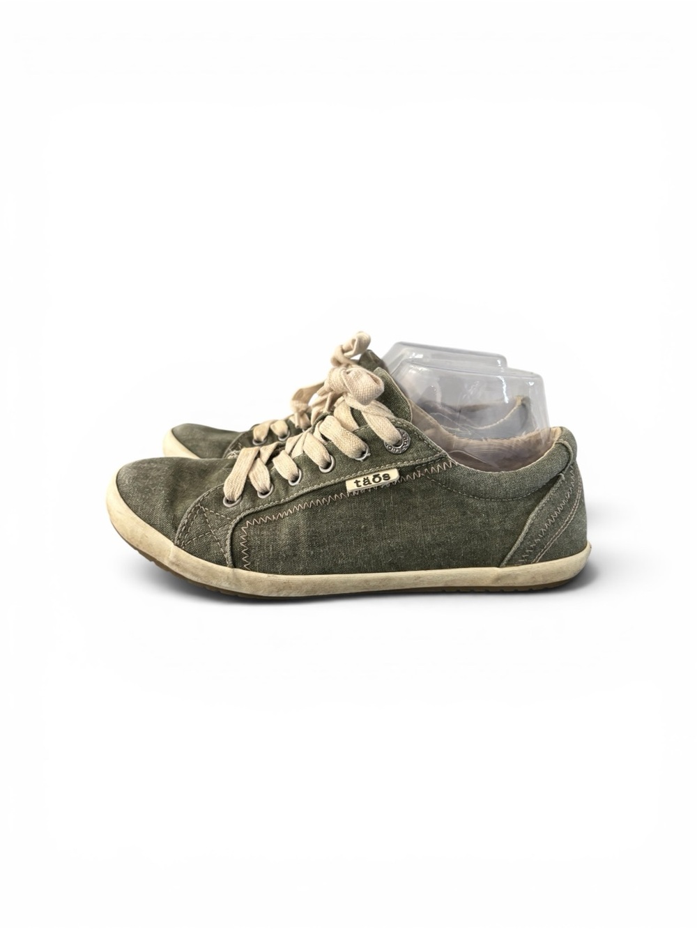 Taos Star Women's Sneakers Canvas Low Top Lace Up 8.5 Comfort Casual Shoes Green